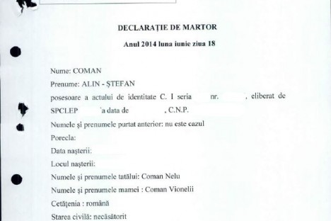 Declaratie Coman Alin Stefan 18.06.2018