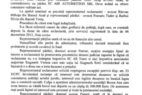 Decizia tribunal arad 948/2015