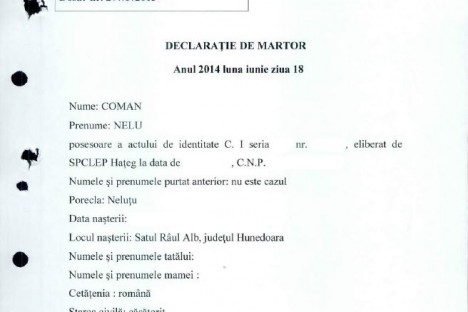 Declaratie martor Coman Nelutu 18.06.2014