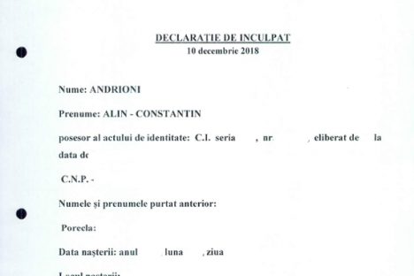 Declaratie de inculpat 10.12.2018 Alin Andrioni