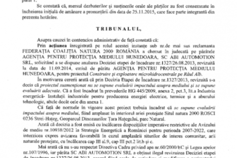 Decizie Nr. 1728/2016 din 17.11.2016