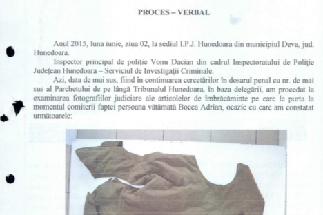 Fotografii cu dovada trecerii cu masina peste mine