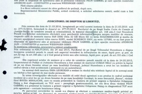Sedinta din camera de consiliu din data de 21.03.2016 Tribunalul Bucuresti