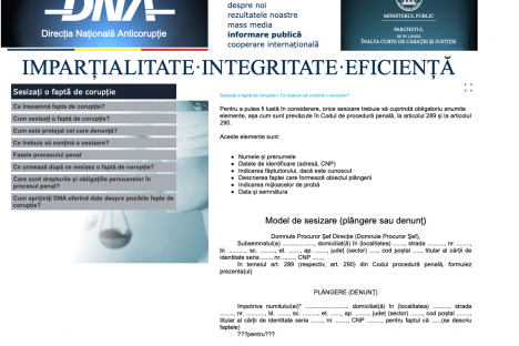 Model de sesizare