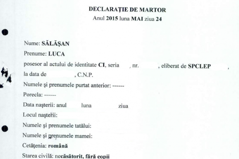 Declaratie de martor Salasan Luca 24.05.2015