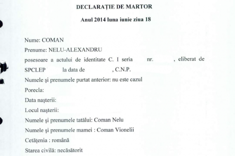 Declaratii Coman Nelutu Alexandru 18.06.2015