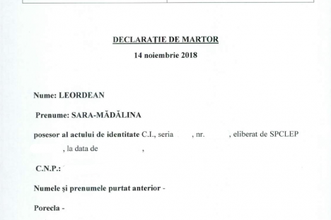 Declaratii Leordean Sara 14.11.2018