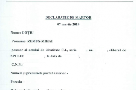 Declaratie de martor Gotiu Mihai 07.03.2019 integral subliniat